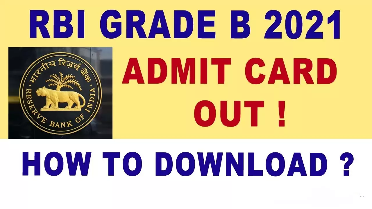 rbi grade badmit card download