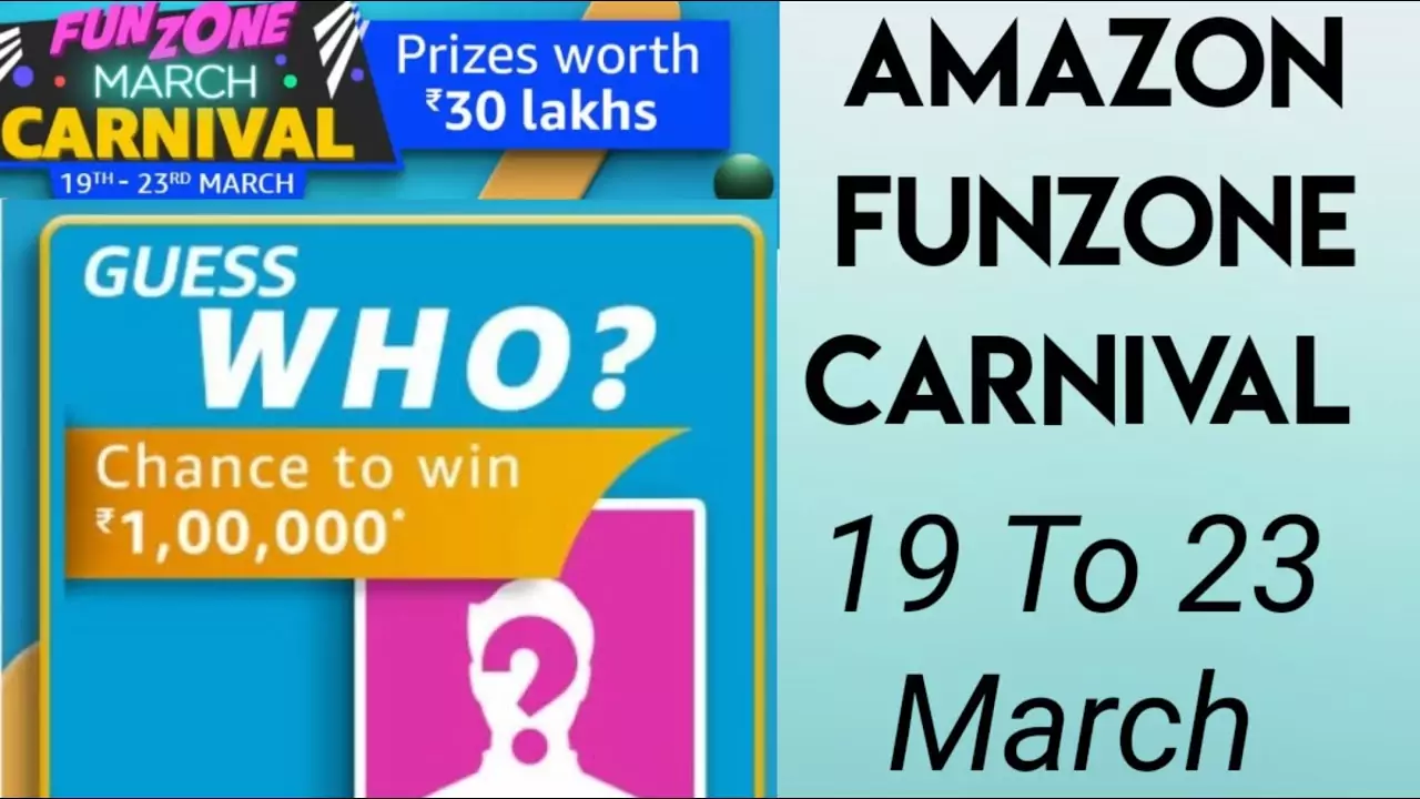 Amazon Guess Who Quiz Answers: Win 100000 Amazon Pay Balance