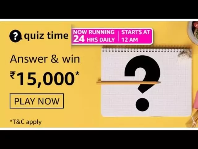 Amazon Quiz 1 April, 2021 Answers