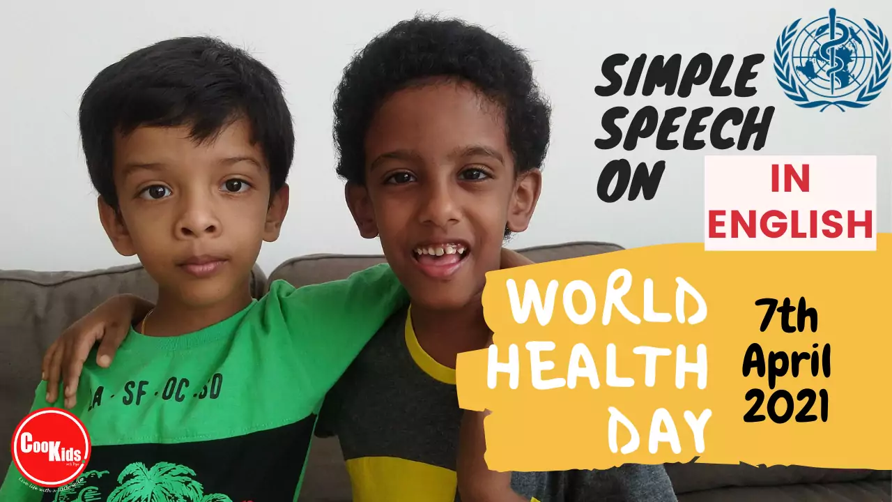 world health day speech by kids