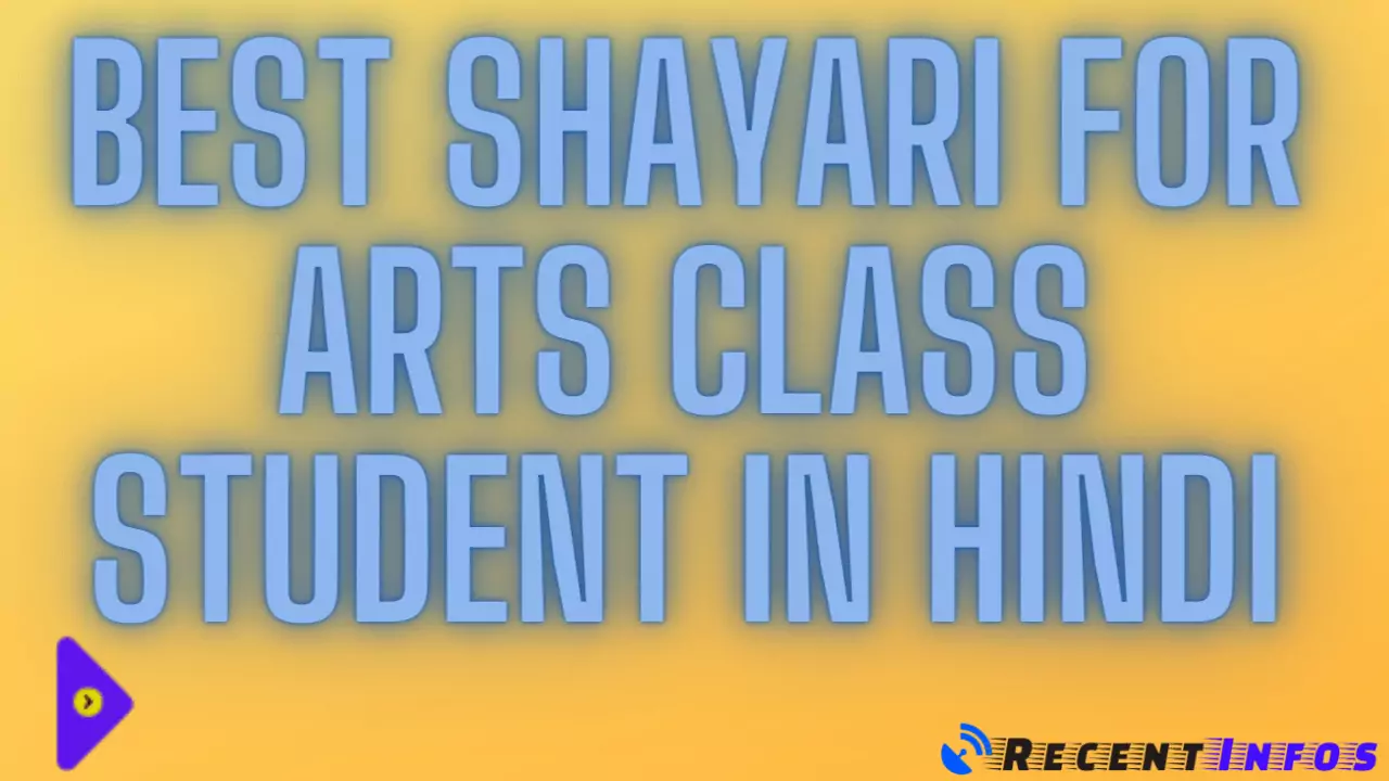 Best Shayari for Arts Class Student in Hindi