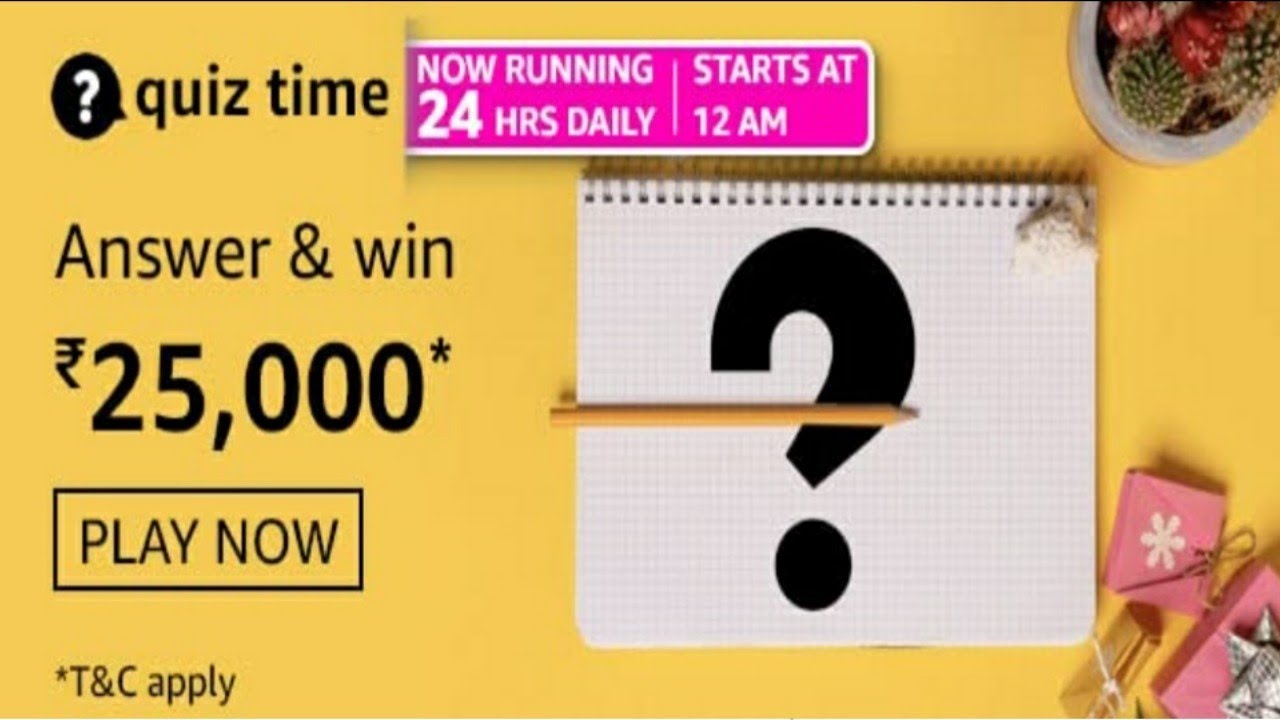 Amazon Today Quiz Answers