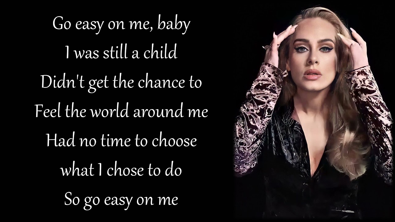 Adele Easy On Me Song Lyrics
