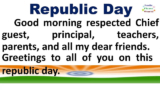 26 January Republic Day Speech In English 2022, long, short, and image